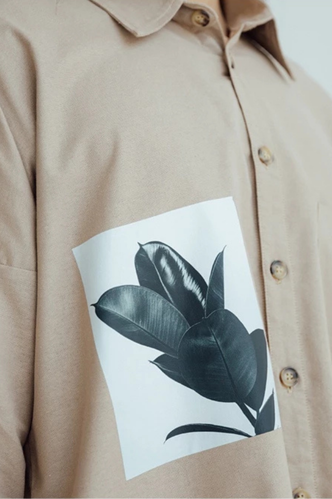 Karet Kebo Printed Overshirt