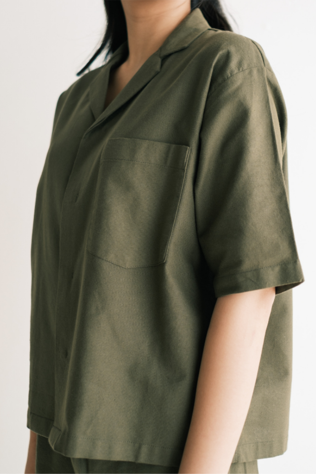 Cropped Bowling Shirt
