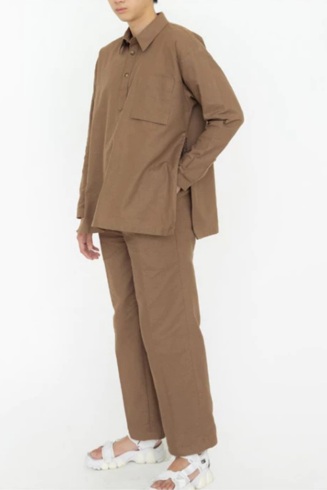 Flax Zipped Shirt