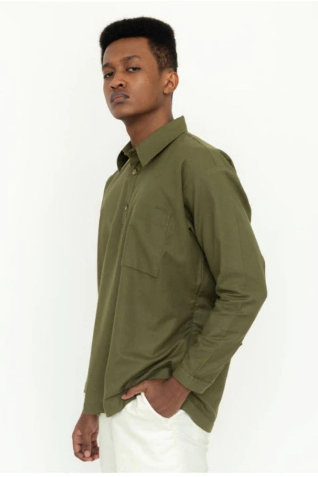 Flax Zipped Shirt